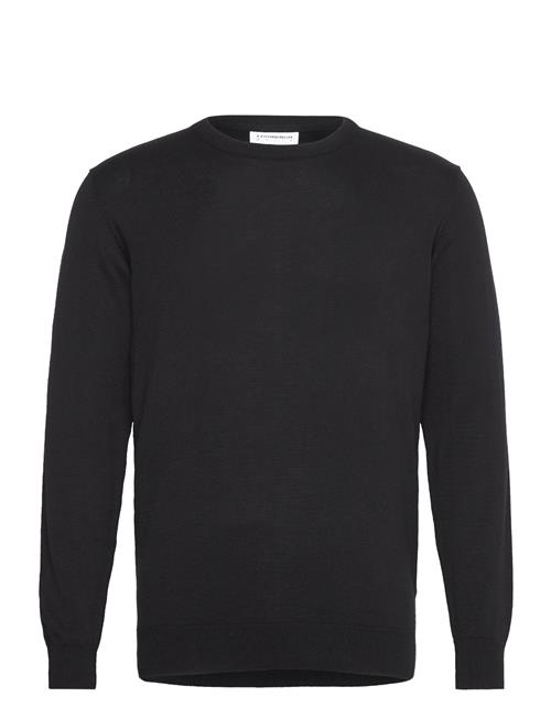 Se Lindbergh Cotton O-Neck Knit Lindbergh Black ved Booztlet