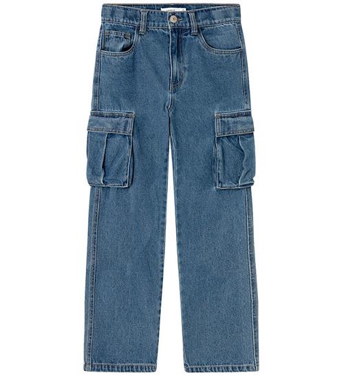 Se Name It Jeans - Cargo - Noos - NkmRaynn - Medium Blue Denim ved KidsWorld