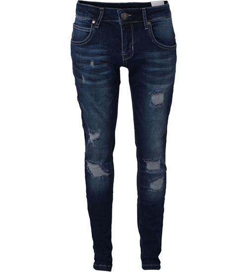 Se Hound Jeans - Pipe Ripped - Blue Denim ved KidsWorld