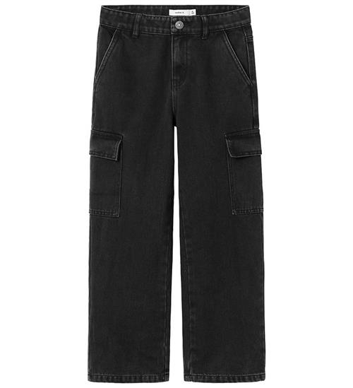 Se Name It Jeans - Noos - NkfRose - Cargo - Black ved KidsWorld