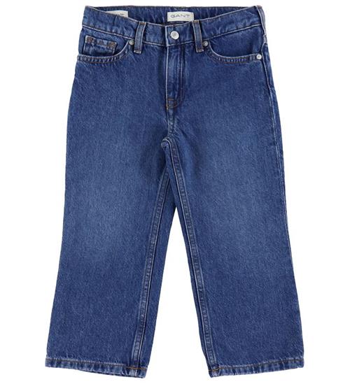 Se GANT Jeans - Relaxed Fit - Semi Light Blue ved KidsWorld