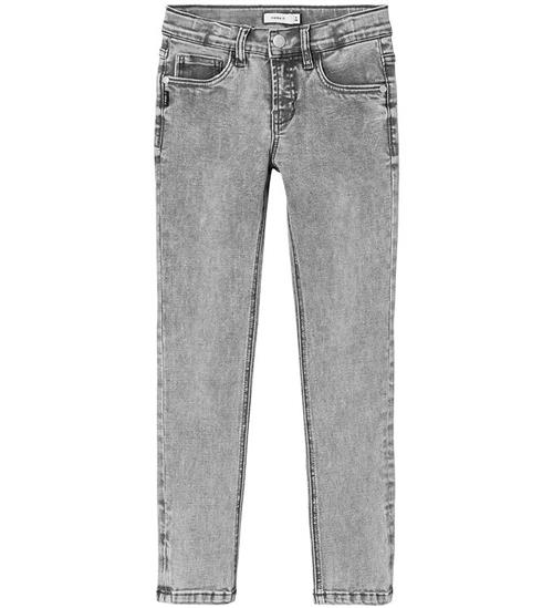 Se Name It Jeans - Noos - NkmPete - Light Grey Denim ved KidsWorld