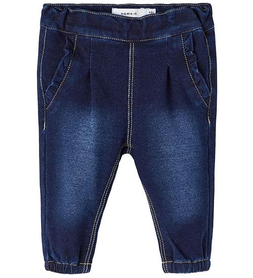 Se Name It Jeans - NbfBella - Dark Blue Denim ved KidsWorld