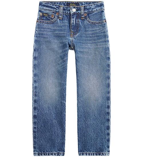 Se Polo Ralph Lauren Jeans - Janara Wash - BlÃ¥ ved KidsWorld