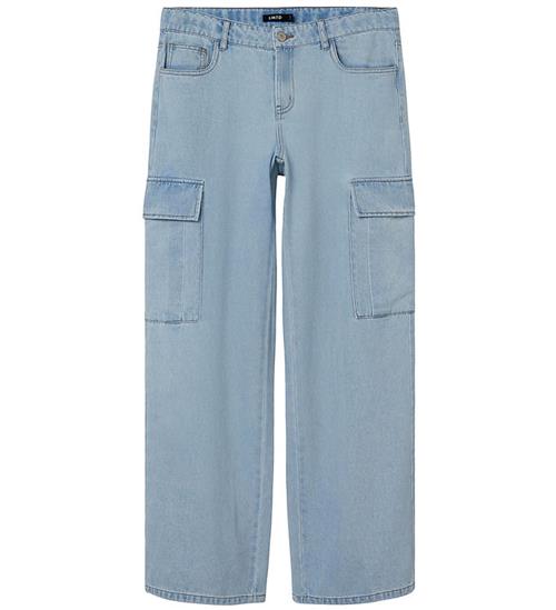 Se LMTD Jeans - Cargo - NlfTartizza - Light Blue Denim ved KidsWorld