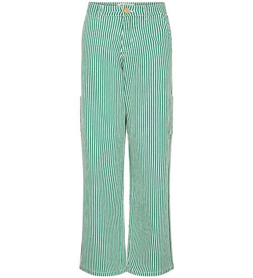 Sofie Schnoor Girls Jeans - Stribet - Green