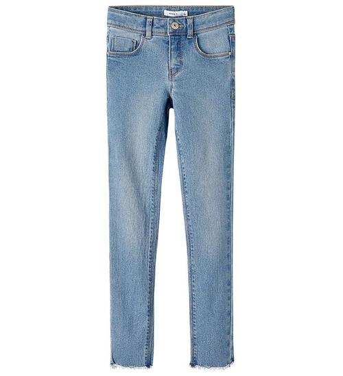 Se Name It Jeans - Noos - NkfPolly - Light Blue Denim ved KidsWorld