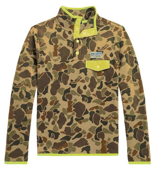 Polo Ralph Lauren Fleecejakke - Voyager - ArmygrÃ¸n m. Camouflage