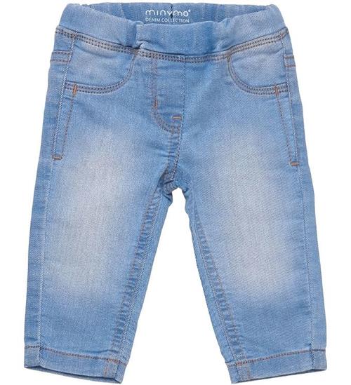 Se Minymo Jeans - Slim Fit - Light Dusty Blue ved KidsWorld