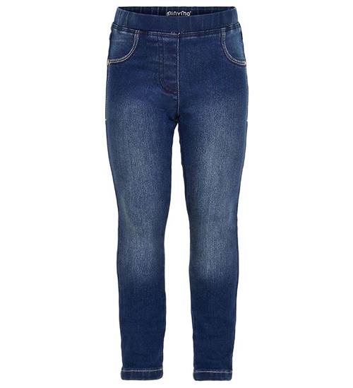 Se Minymo Jeggings - Stretch Slim Fit - BlÃ¥ ved KidsWorld