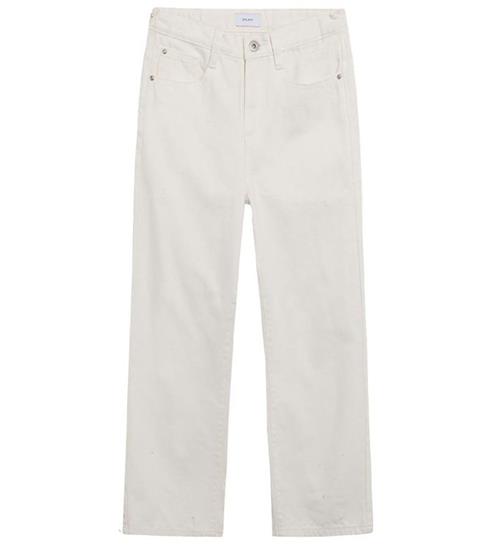 Se Grunt Jeans - Wide Leg - Hvid ved KidsWorld