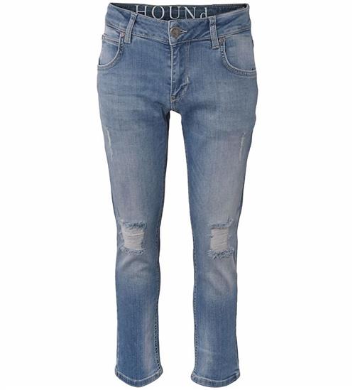 Se Hound Jeans - Straight - Trashed Blue ved KidsWorld