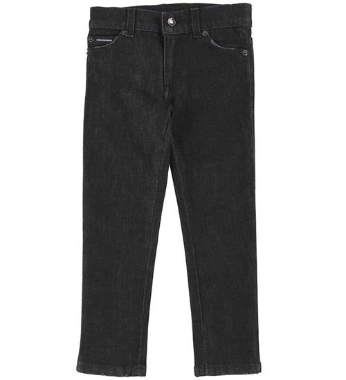 Dolce & Gabbana Jeans - Sort Denim m. Basketbold