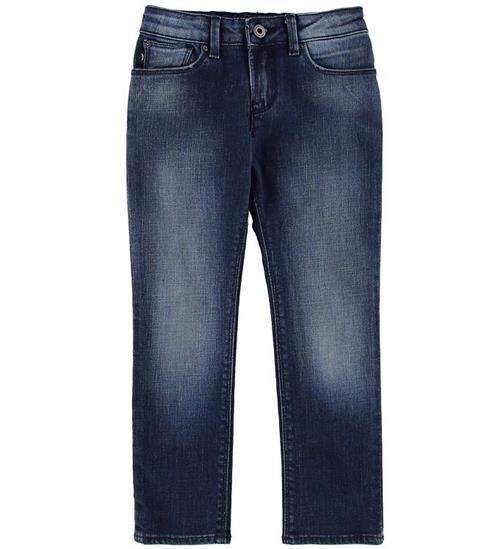 Se Emporio Armani Jeans - MÃ¸rk Denim ved KidsWorld