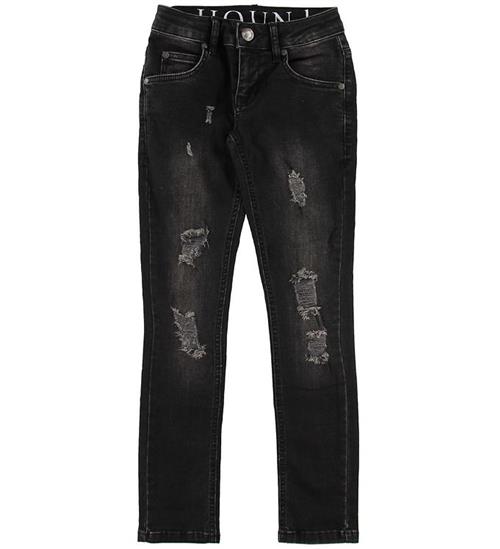Se Hound Jeans - Xtra Slim - Black Denim ved KidsWorld