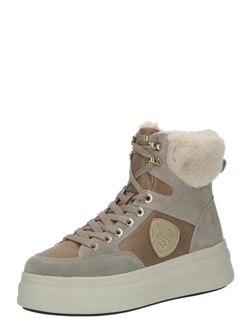 Blauer.USA Snørestøvletter 'EMERY01'  brun / cappuccino / taupe