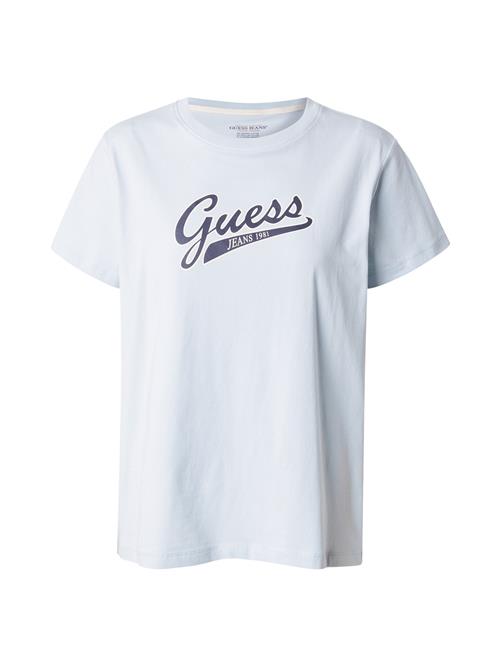 GUESS JEANS Shirts  himmelblå / sort