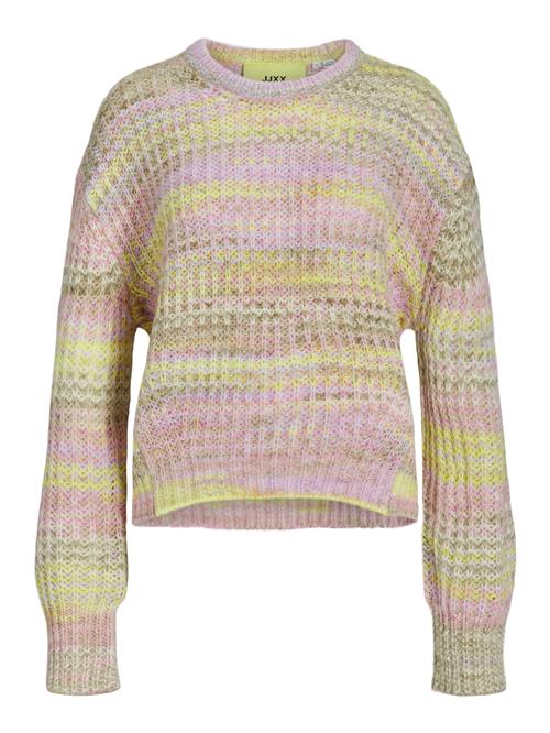 Se JJXX Pullover 'JXSIMONE'  brun / lemon / lyselilla / pink ved About You