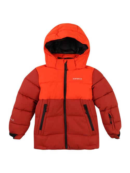 ICEPEAK Sportsjakke 'LOUIN'  hummer / neonorange / sort