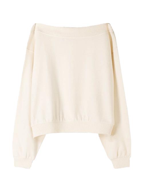 Bershka Sweatshirt  ecru