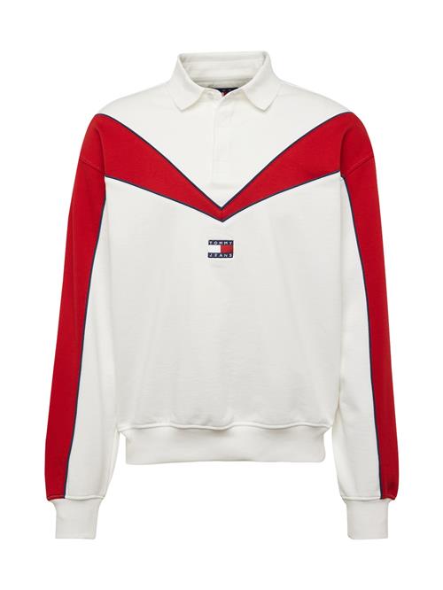 Se Tommy Jeans Sweatshirt 'GAME DAY RUGBY'  navy / rød / hvid ved About You