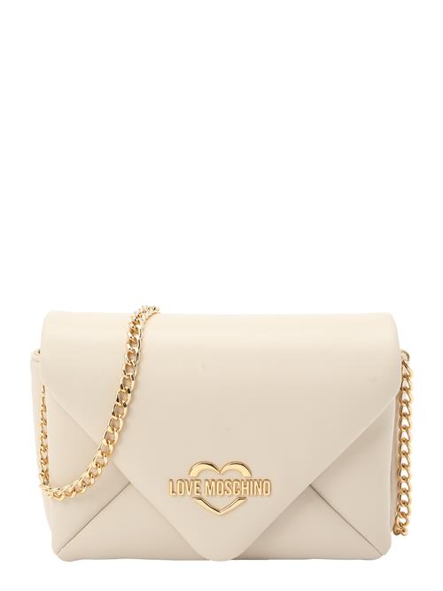 Love Moschino Skuldertaske  ecru / guld