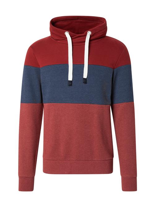 Se TOM TAILOR Sweatshirt  marin / burgunder / merlot ved About You