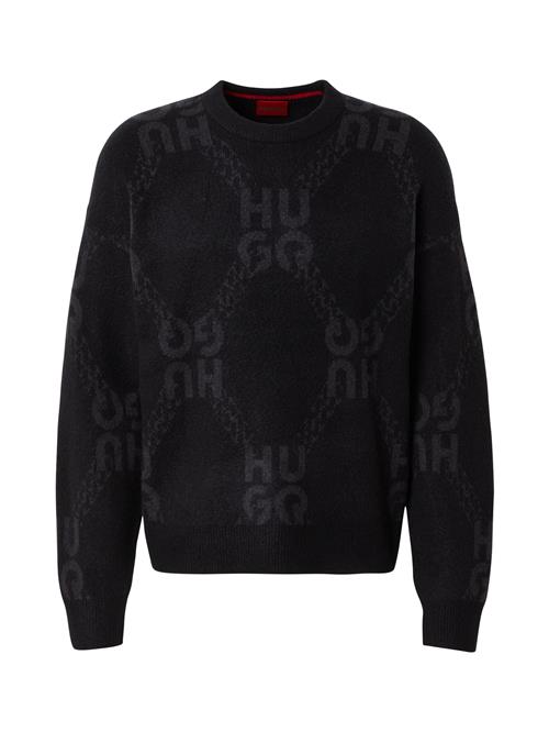 HUGO Pullover 'Shain'  grå / sort