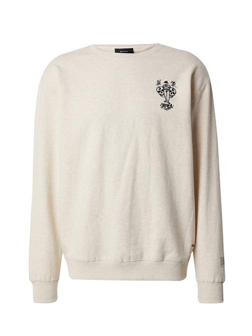 RVCA Sweatshirt 'INVISIBLE MAN'  beige-meleret / sort