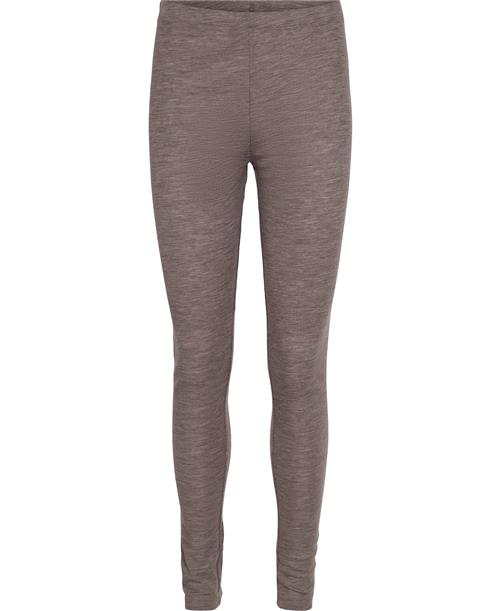 Magasin du Nord Collection Magasin Celia 4 100 RWS Merino Wool Kvinde Mink Melange Leggings Str XS Merino