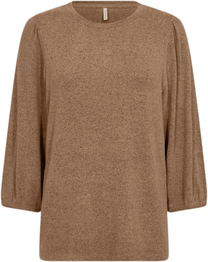 Se soyaconcept Scbiara 116 Bluse Camel Kvinde 98404 Camel Langærmede Bluser Str L - Polyester hos Magasin ved Magasin