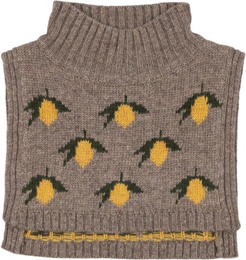 Konges Sløjd Belou Lemon Knit Neckwarmer 5-8Y - Tørklæder Uld hos Magasin