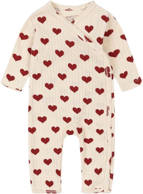 Konges Sløjd Minnie Newborn Onesie Gots Str 0-1M - P15007 Toppe Bomuld hos Magasin