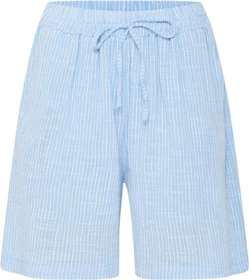 Sorbet Sbalexa Stripe Shorts Kvinde Cerulean Bermudashorts Str M - hos Magasin