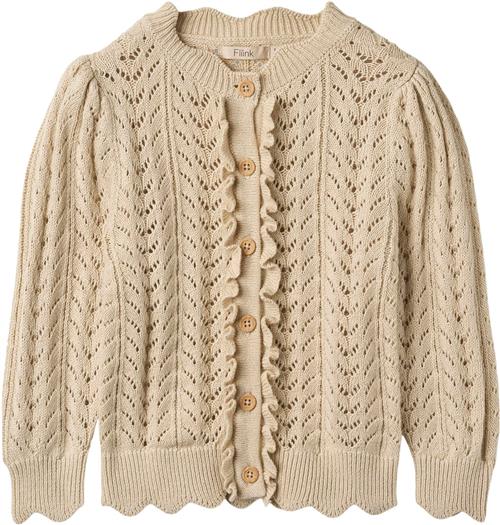 Fliink Nova Cardigan Str 2Y/92 - Sandshell Cardigans Bomuld hos Magasin