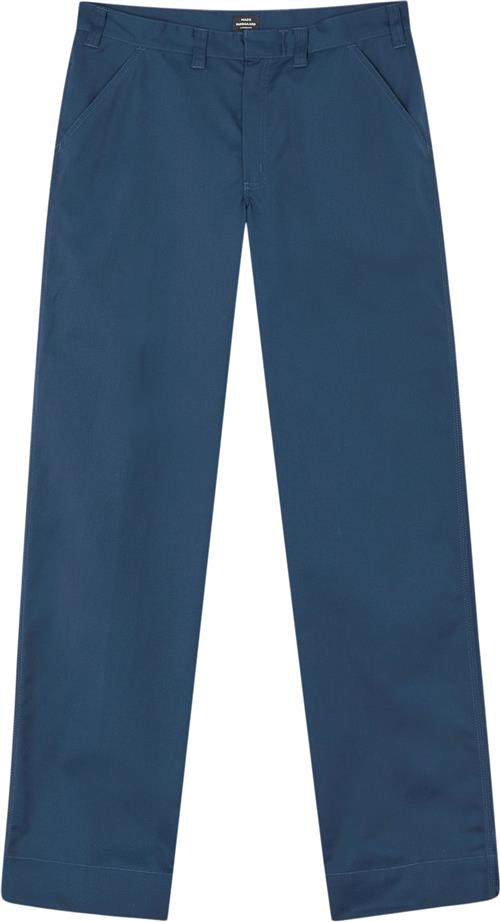 Se Mads Nørgaard - Copenhagen Kansas MN Twill Trousers Mand Blå Chinos Str 50 - hos Magasin ved Magasin