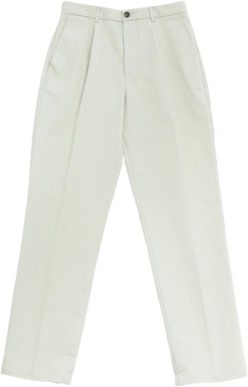 Wood Wood Ove Soft Twill Trousers Mand Light Sand Chinos Str 46 - hos Magasin