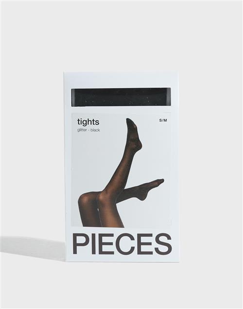 Pieces - Sort - Pcmia Glitter Tights Noos