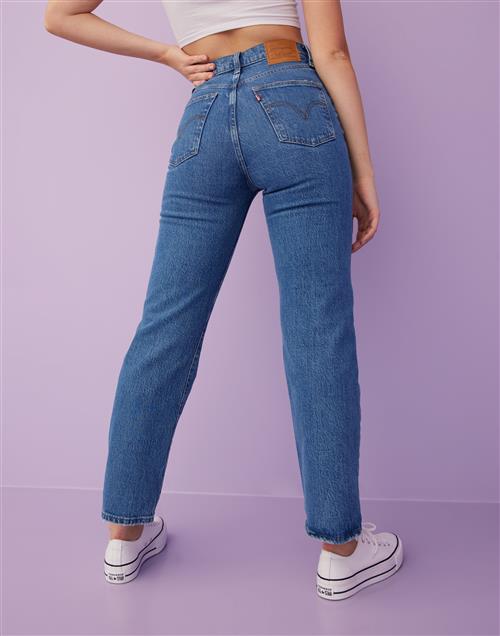 Levi's - Blå - Ribcage Straight Ankle Jazz Ji