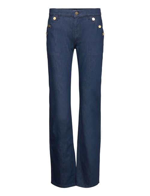 Se Filippa K Classic Straight Jeans Filippa K Navy ved Booztlet