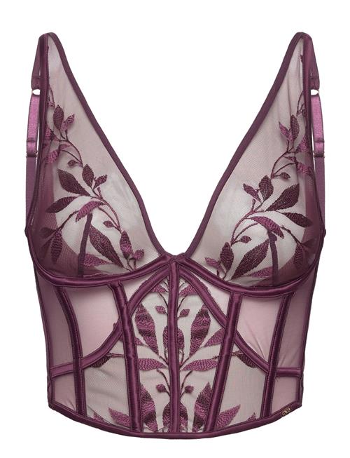 Se Hunkemöller Domenica Bustier Hunkemöller Purple ved Booztlet