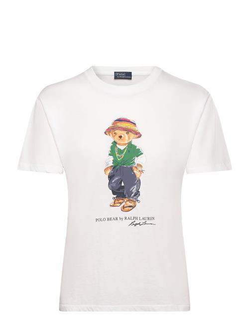 Se Polo Ralph Lauren Polo Bear Cotton Jersey Tee Polo Ralph Lauren White ved Booztlet