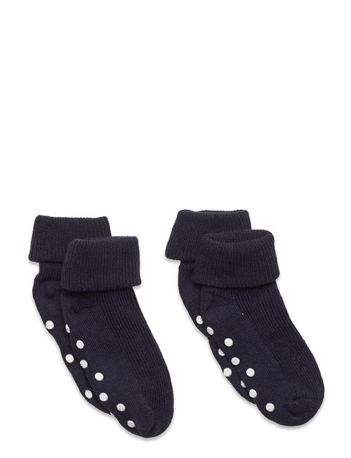 Minymo Baby Rib Sock W. Abs Minymo Black