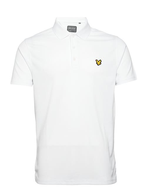 Se Lyle & Scott Sport Golf Tech Polo Shirt Lyle & Scott Sport White ved Booztlet