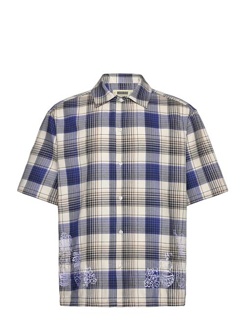 Woodbird Wbbanks Emboid Shirt Woodbird Blue