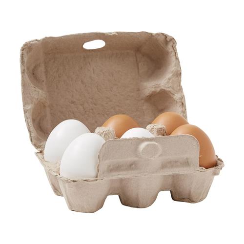 Se Kid's Concept Bistro 6-Pack Eggs | Beige | 3-6 ved Babyshop