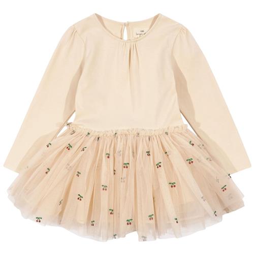 Se Konges Sløjd Feya Ballerina Kjole Cherry Glitter | Beige | 3 years ved Babyshop