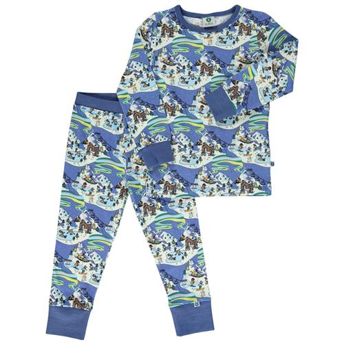 Se Småfolk Dreams Pyjama Federal Blue | Blå | 2-3 years ved Babyshop