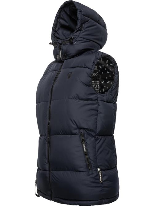 MARIKOO Vest 'Eisflöckchen'  lysebeige / navy