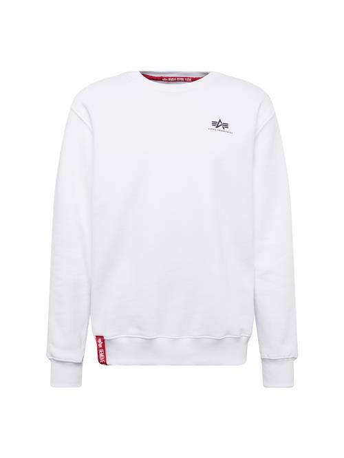 ALPHA INDUSTRIES Sweatshirt  rød / sort / hvid